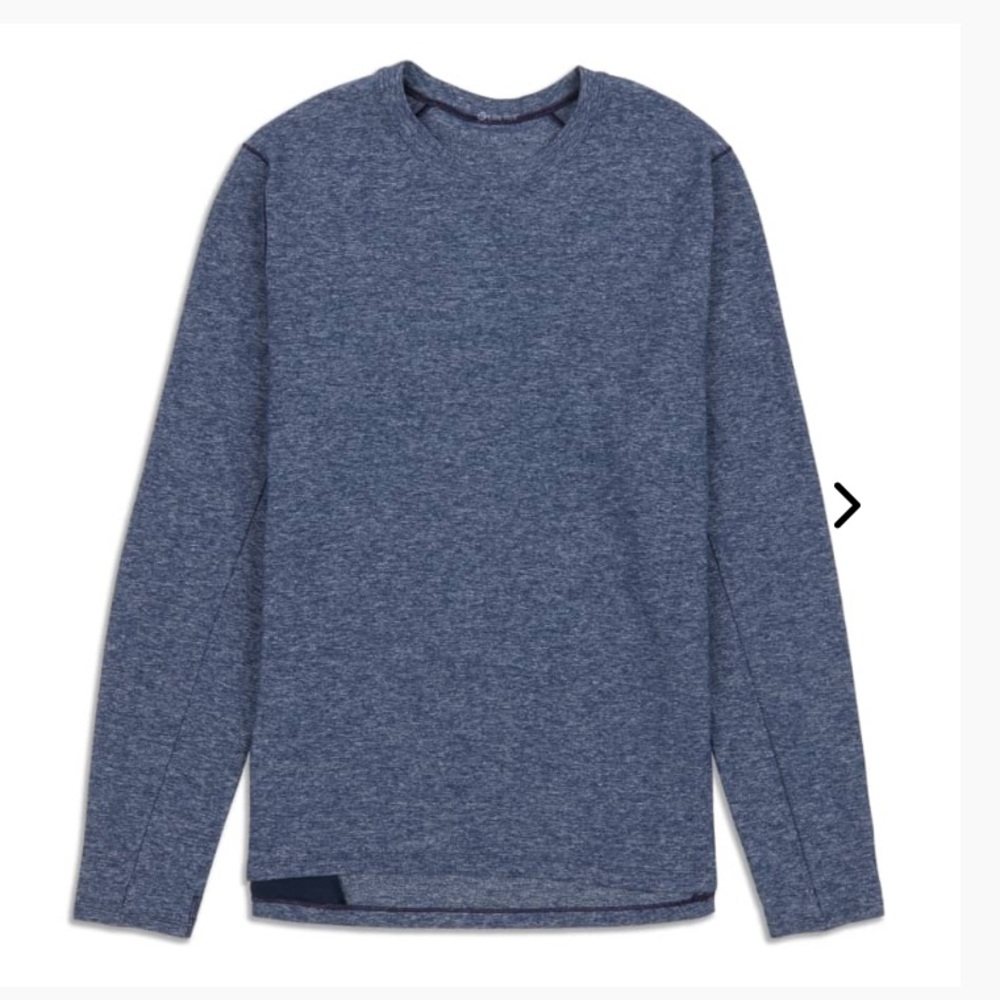 “NEW” Men’s Heathered Blue lululemon Surge LS SZ. S or XL Unisex BNWT - Picture 5 of 12